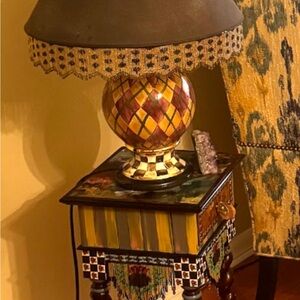 Mackenzie-Childs Courtly Check Lamp Base